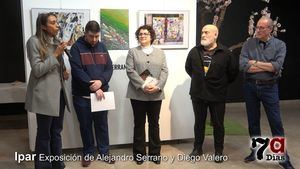 'Ipar', una exposición conjunta de Alejandro Serrano y Diego Valero