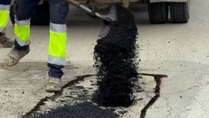 Arreglo provisional de calles a la espera de la renovación de las redes de saneamiento