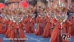 El color y la imaginación desfilan en el Carnaval de Alhama de Murcia