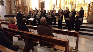 VÍDEO/FOT. La Coral de Alhama celebra sus 20 años con música sacra