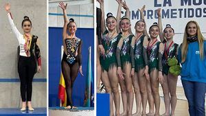 El Club Rítmica Atenea inicia la temporada con 14 medallas en dos fines de semana