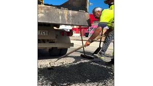 El Ayuntamiento sigue con la reparación y bacheo tras las lluvias