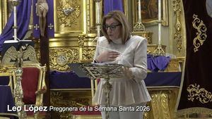 Emotivo pregón de la catequista Leo López lleno de sensaciones y vivencias de la infancia