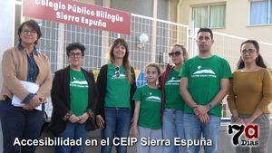 El PSOE llevará a la Asamblea el problema de accesibilidad en el Colegio Sierra Espuña
