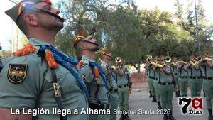 La Residencia de los Mayores, primer alto de la Legión en Alhama