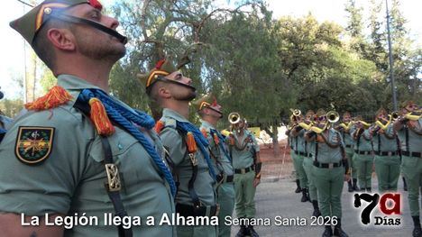 La Residencia de los Mayores, primer alto de la Legión en Alhama