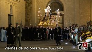 Comienzan en Alhama las procesiones con la solemnidad y emoción del Viernes de Dolores