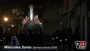 Los azules procesionan con la devoción de los mayores y la alegría de los más pequeños