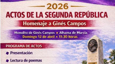 IU y PSOE conmemoran la II República con un homenaje a G. Campos