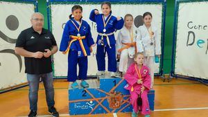 Los pequeños del Club Judo Alhama compiten en Huércal-Overa