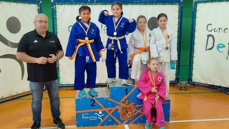 Los pequeños del Club Judo Alhama compiten en Huércal-Overa