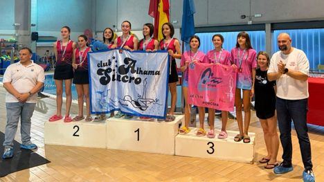 Alhama acoge el XIX Campeonato FNRM de Natación Sincronizada