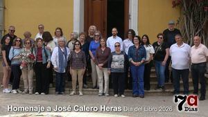 Las alumnas de José Calero Heras recuerdan a su maestro un año más en el Día del Libro