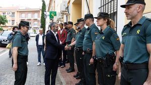 R.Sánchez:“La Guardia Civil de Alhama es la que más patrullaje hace en el Guadalentín”