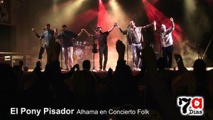 El Pony Pisador y El Nido convierten el Alhama en Concierto Folk en una gran fiesta