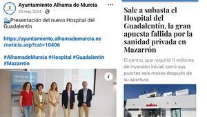 IU: “Crónica de una muerte anunciada; el Hospital Privado del Guadalentín”