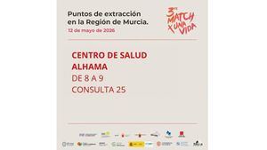 El Centro de Salud se suma a la campaña de captación de donantes de médula
