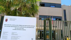 Interrumpidas las clases en el IES Valle de Leiva por el calor en las aulas
