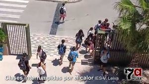 El IES Valle de Leiva suspende otra vez las clases por el calor