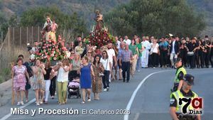 La procesión de San Antonio y la Virgen del Carmen pone el cierre a la fiesta de El Cañarico