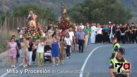 La procesión de San Antonio y la Virgen del Carmen pone el cierre a la fiesta de El Cañarico