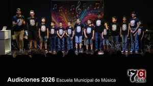 Turno de la percusión, clarinete, piano y violín en las audiciones de la Escuela de Música