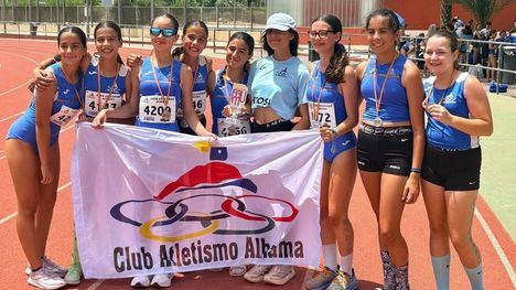 Club Atletismo Alhama, subcampeón regional femenino Sub14