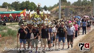 La alegría, el ambiente festivo y el buen humor acompañan en su Romería a San Pedro