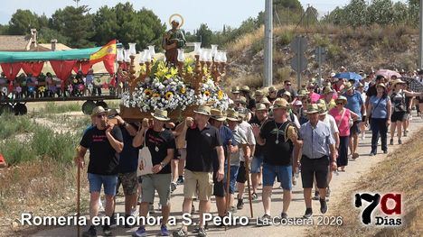 La alegría, el ambiente festivo y el buen humor acompañan en su Romería a San Pedro