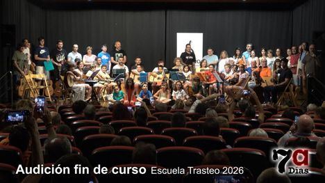 Los alumnos de Trasteo cierran el curso con un recital de música en la Casa de la Cultura