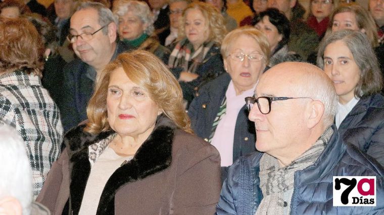 Pepita Cazorla, delegada en Alhama de la Hospitalidad de Lourdes, en la apertura del Año Jubilar Hospitalario en la Catedral de Murcia