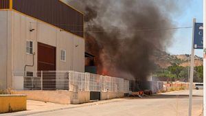 La Policía de Librilla informa de que en el incendio no ha habido daños personales