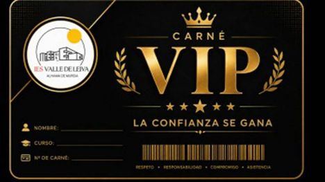 El Consejo Escolar del IES Valle de Leiva crea el Carné VIP