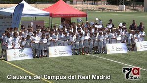 Concluye el Campus del Real Madrid con la entrega de diplomas a todos los participantes