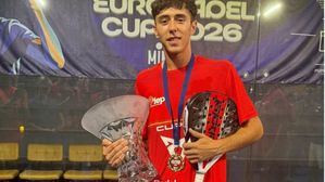 Aaron García gana el Campeonato de Europa Júnior de Pádel