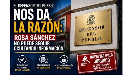 PP: “El Defensor del Pueblo nos da la razón, Rosa Sánchez no puede ocultar información”