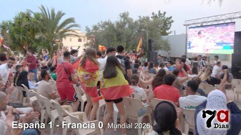 Así se ha vivido en El Palmeral el gol de penalti marcado por Mikel Oyarzabal
