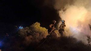 Nuevo incendio forestal en Mazarrón, esta vez en Las Balsicas