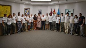 Entrega de diplomas a los participantes en el campo de trabajo arqueológico 2026