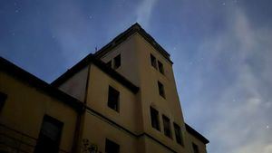 Incendio en el antiguo edificio del Sanatorio de Sierra Espuña