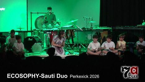 Perkexick combina naturaleza y percusión en el concierto ECOSOPHY-Sauti Duo