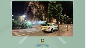 Fumigación de jardines contra los mosquitos el viernes de madrugada