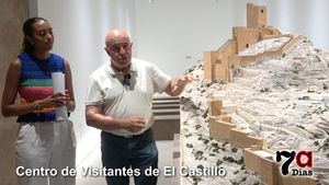 Una gran maqueta muestra el Castillo en el Centro de Visitantes