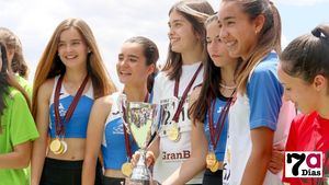 FOTOS Alhama logra 4 medallas en el Regional de Atletismo Escolar