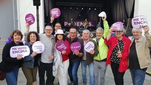 VÍDEO Podemos Alhama celebra el fin de campaña en Murcia