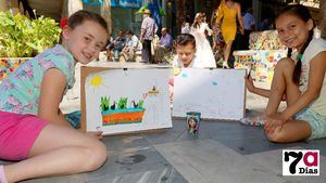 FOTOS Decenas de niños muestran sus dones como pintores