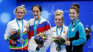 FOTOS Irene Díaz logra el bronce en sambo en los Juegos Europeos