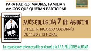 Animunis organiza un mercadillo a favor de Peludines Alhama