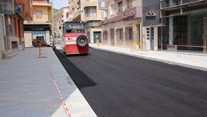 VID/FOT Comienza el asfaltado de la avenida Cartagena y Los Pasos