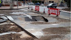 VÍDEO La lluvia provoca el corte de todos los accesos a Orihuela